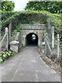 Pedestrian tunnel under railway in KT10 9DH