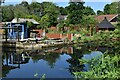 Gardens beside the Basingstoke Canal in GU21 5TL