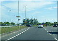 A6 The Branston Way at Ridge Road roundabout in MK43 9LF