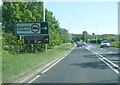 A6 nears Chapel End Road in Bedfordshire