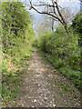 West Mendip Way/Butcombe Trail footpath near Loxton in BS26 2XP