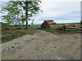 Lumber from Jointure Wood awaiting onward transportation in IV30 8NE