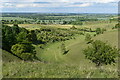 Valley and woodland, Pegsdon Hills in SG5 3BU
