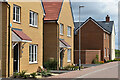 Newly-built street: Blackthorn Place, Stotfold in SG5 4NR
