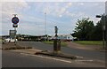 Roundabout on Springlands Way, Sudbury in CO10 1QT