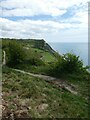 Weston Cliff seen from Dunscombe Cliff in EX10 0PH