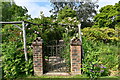 Woodchurch, Boldshaves Garden: Gated pergola in TN26 3RA