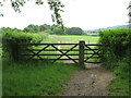 Gate on National Cycle Network route 22 near Abinger Hammer in RH5 6QY