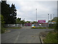 Entrance to Wellingborough Household Waste Recycling Centre in NN8 4HB