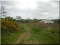 Public bridleway approaching Bush Bridge, Wellingborough in NN8 4HB