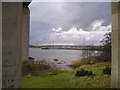 View from under the Orwell Bridge in Gainsborough Ward