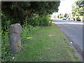 Milestone on Chippenham Road, Lyneham in SN15 4NT