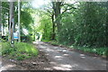 Track to Hill's Wood off Parmoor Lane in RG9 6NN