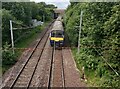 Commuter train between bridges in G72 0PU