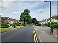 Elmdon Lane at the junction with Canterbury Drive in B37 7BY