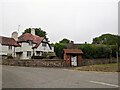 Houses and post box at Rumwell in TA4 1FL