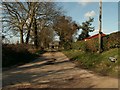 The road to Bloomfield's Farm in CO7 7RF