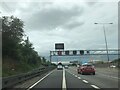 Matrix gantry M1 northbound in LU1 4FZ