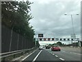 Matrix gantry M1 northbound in LU4 9TG