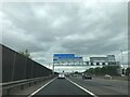 Matrix gantry M1 northbound in LU4 9UP