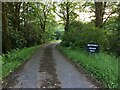 Private road to Inistrynich in PA33 1BQ