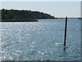 Navigation post in Poole Harbour in BH13 7RL