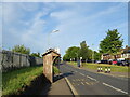 Bus stop and shelter on New House Lane in DA11 8SP