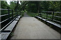 Bridge over the River Yar, Newchurch Moors Nature Reserve in PO36 0EZ