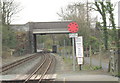 Road bridge over Welsh Highland Railway at the south end of Dinas Station in LL54 5UP