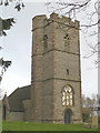 St Cadwalader's Church tower, Bishton in NP18 2EA