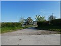 Entrance to Honeysuckle Farm, Rodsley in Rodsley