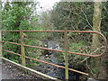 The old railway bridge over Afon Rhyd in LL54 5UP
