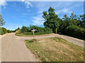 Private road, public footpath junction in Copthorne & Worth Ward