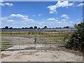Solar panels behind a locked gate in BA14 9BR