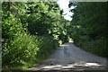 Access track to West Woods car park in SN8 4HU
