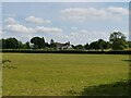 View across a paddock to a house in Cowsden in WR7 4NZ