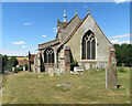 Pebmarsh: St John the Baptist - from the east in Pebmarsh
