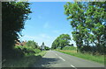 Barton Road Welford-on-Avon approaching blind crest in road in CV37 8BF