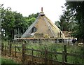 New thatch at the Round House, Langton in PE23 4PU