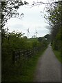 High Peak Trail looking west to turbines on Carsington Pasture in DE4 4NY