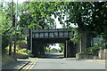 Railway bridge over Whitefields Road, Solihull in B91 3YS
