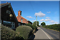 Fakenham Road past Astley County Primary School in NR24 2HH
