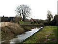 Footbridge over Burstwick Drain in Hedon in HU12 8GF