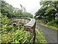 Road bridge over disused railway in SA15 5NX