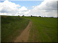 Public footpath north of Boughton End Farm (1) in MK43 0SN