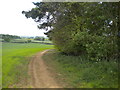 Public footpath north of Boughton End Farm (2) in MK43 0SB
