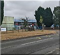 School scaffolding, Alveston, South Gloucestershire in BS35 3PS