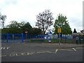Holywell Primary School gates in LE11 3TA
