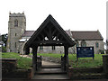 Holy Trinity church and lych gate in NR26 8SN