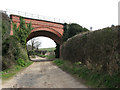 Railwaybridge over Newstead's Lane in NR27 9RN